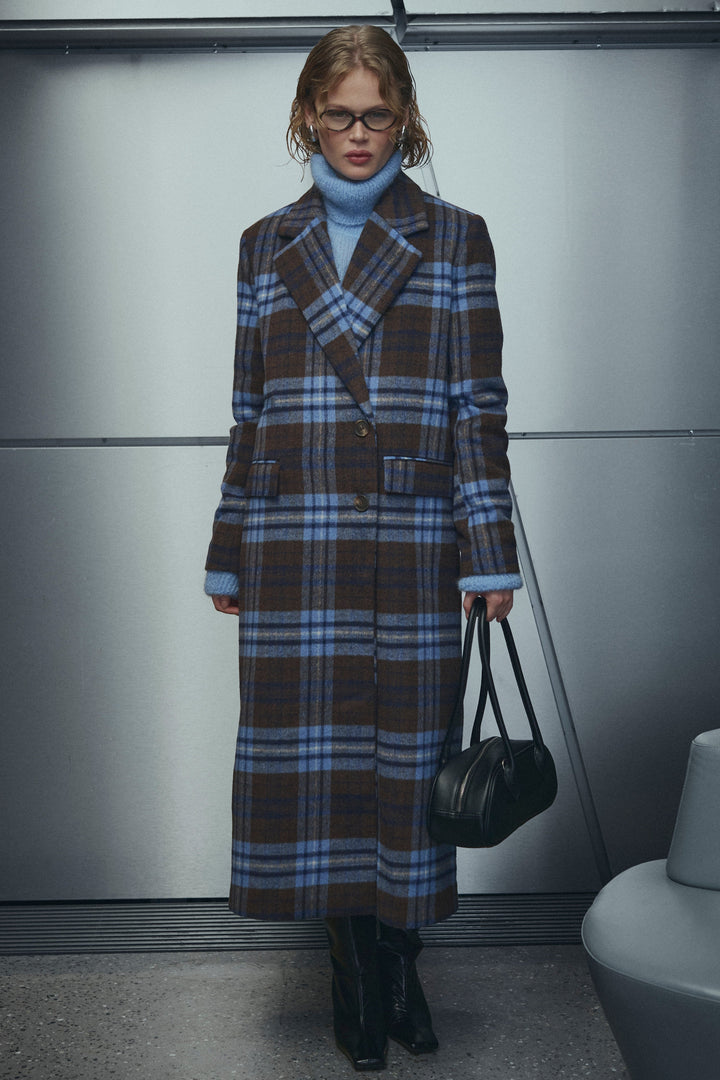 Noella - N-Jaci Coat 16110001 - 1484 - Daliyah Blue Check