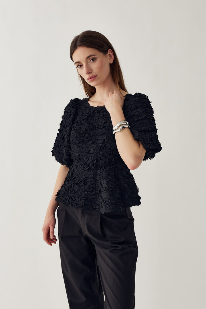 Noella - N-Marisa Blouse 16200001 - 004 - Black
