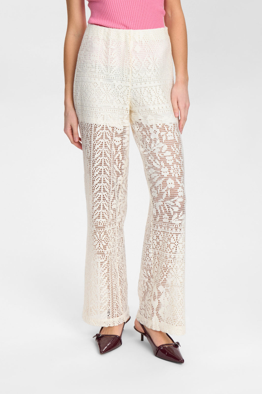 Nümph - Nuwicki Pants 705530 - Cloud Dancer