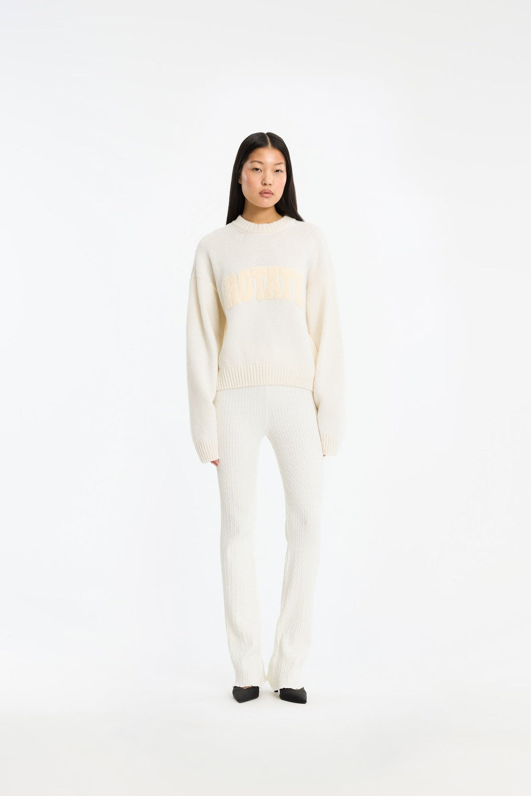 Rotate - Crewneck Sweater 116512857 - 857 Egret