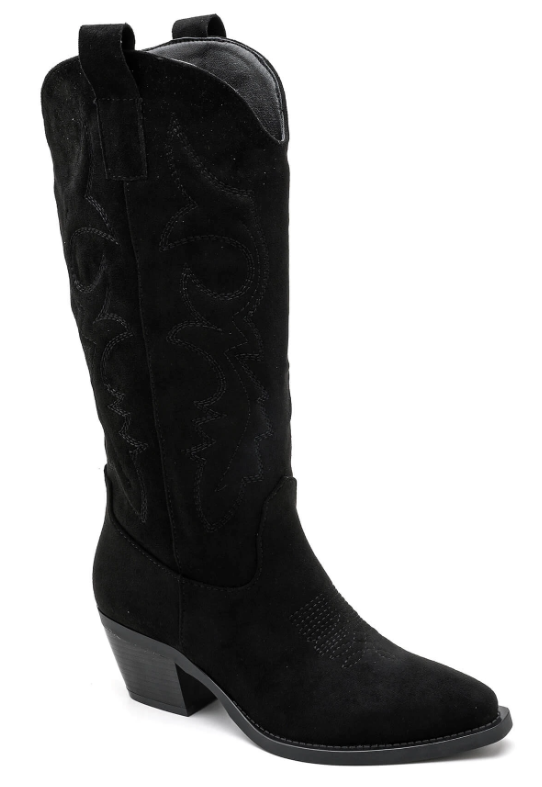 Bloom - Delphinium Boots - Black