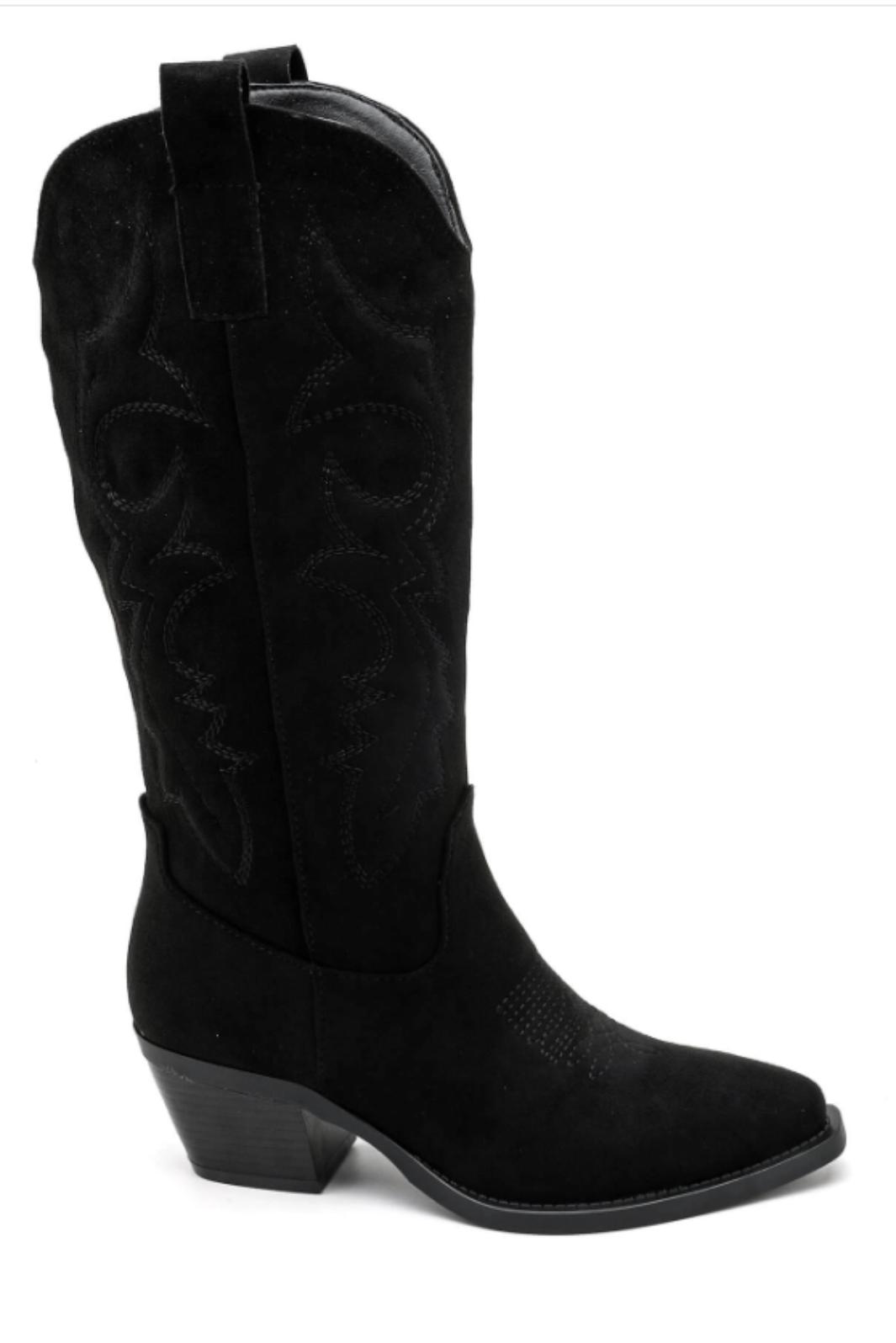 Bloom - Delphinium Boots - Black