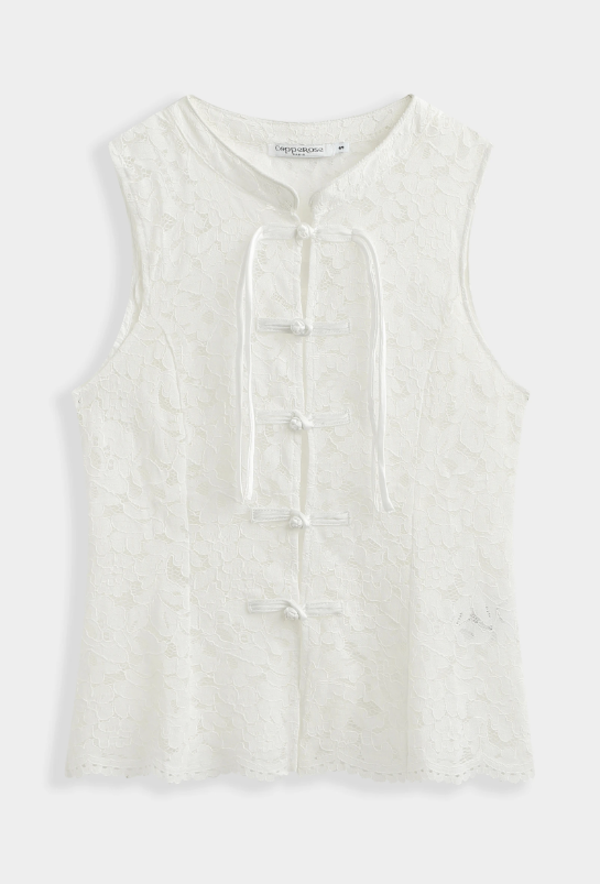A-Bee - Vesper Top - White