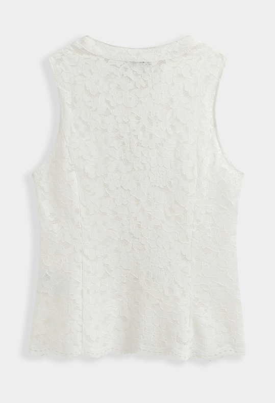 A-Bee - Vesper Top - White