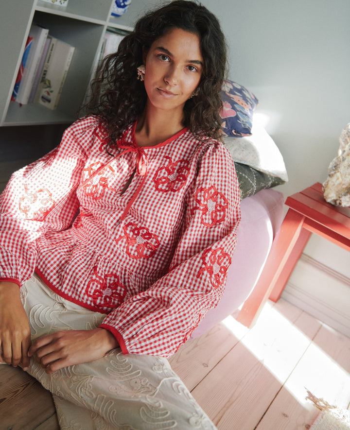 Sissel Edelbo - Sunny Top SE 1914 - Red Checks