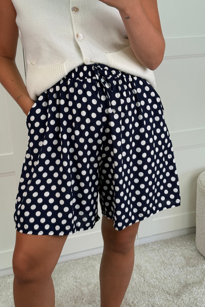 A-bee - Alyssa Shorts - Blue Shorts 