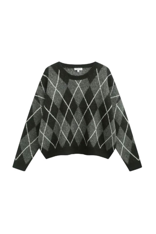 A-Bee - Amara Knit - Black Strikbluser 