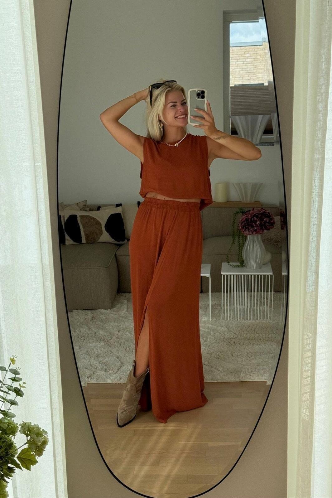 A-bee - Ava Top - Rust Toppe 
