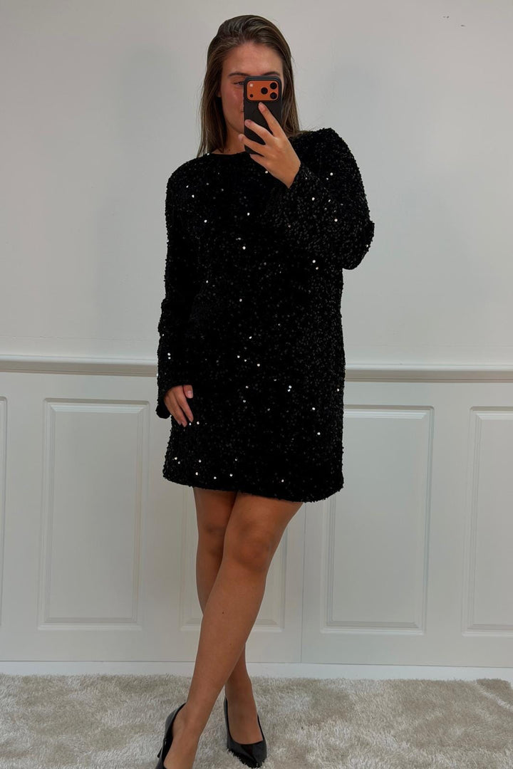 A-bee - Claudiadress - Black Kjoler 