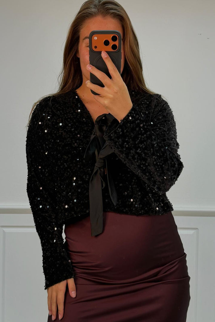 A-bee - Eddablouse - Black Bluser 