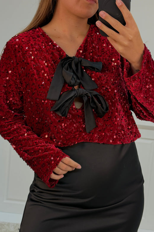 A-bee - Eddablouse - Burgundy Bluser 