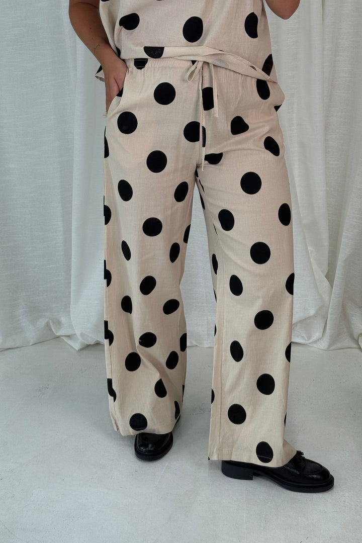 A-bee - Fanny Dot Pants - Ecru Kjoler 