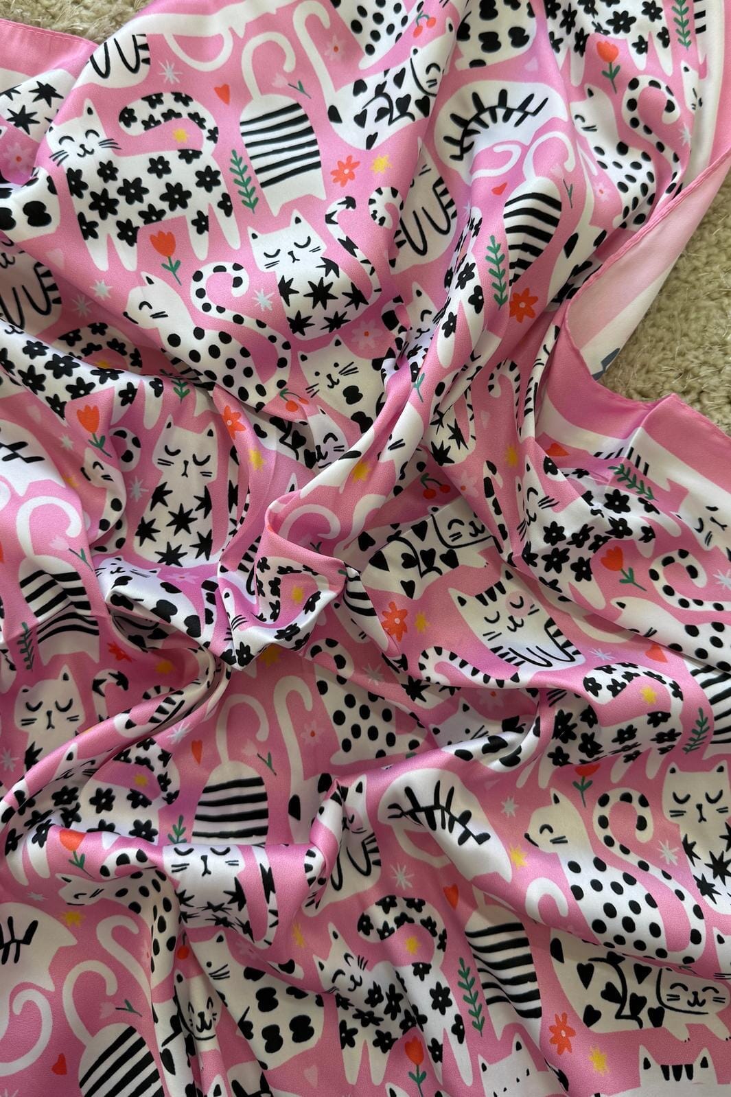 A-bee - Filippa Scarf - Pink Tørklæder 