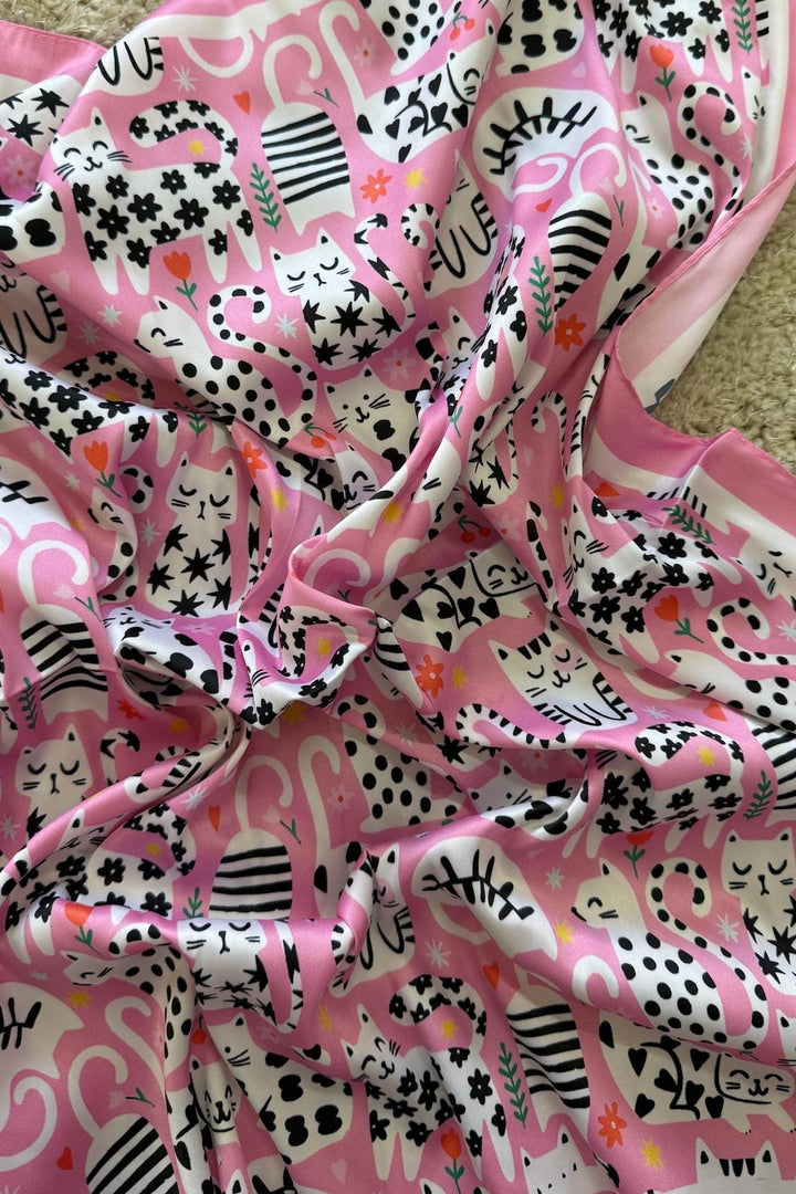 A-bee - Filippa Scarf - Pink Tørklæder 