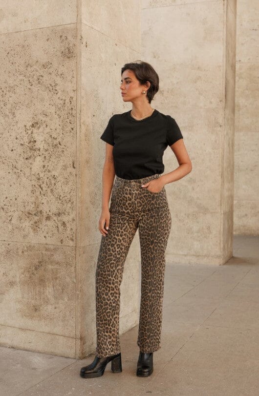 A-bee - Frederikke Pants - Leopard Bukser 