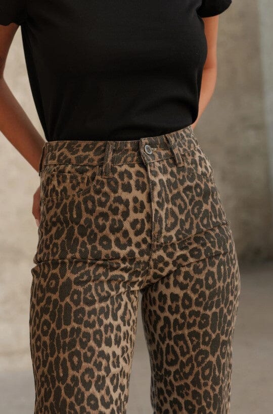 A-bee - Frederikke Pants - Leopard Bukser 