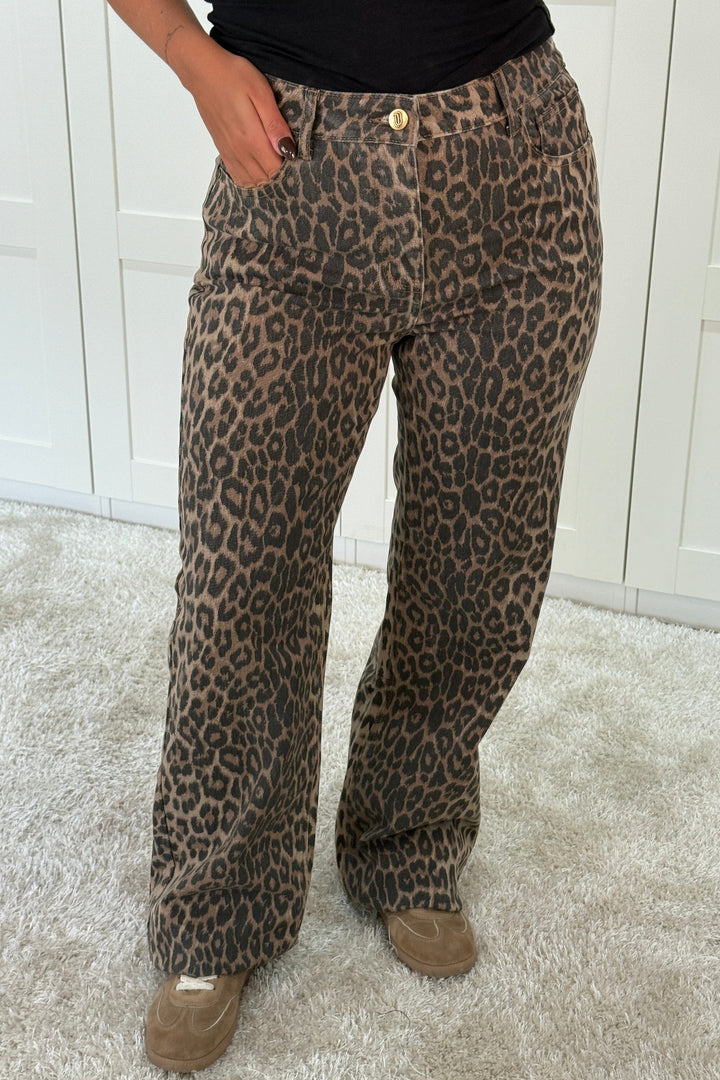 A-bee - Frederikke Pants - Leopard Bukser 