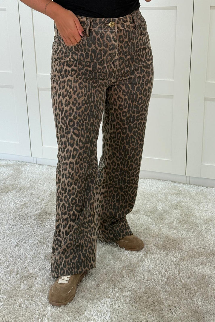 A-bee - Frederikke Pants - Leopard Bukser 