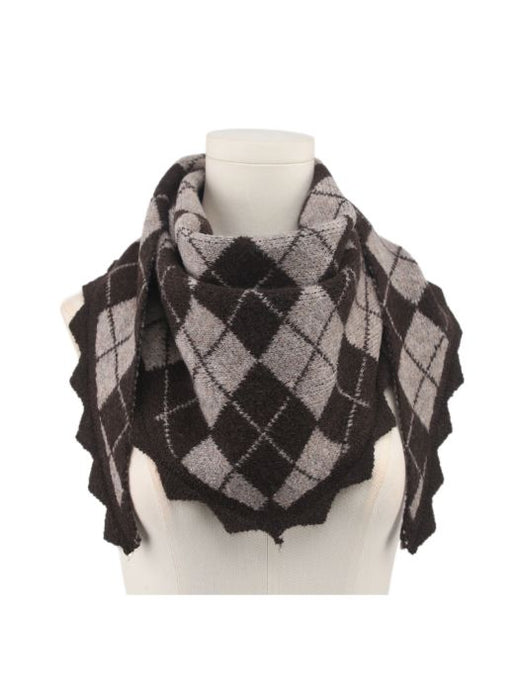 A-Bee - Inaya Scarf - Brown Tørklæder 