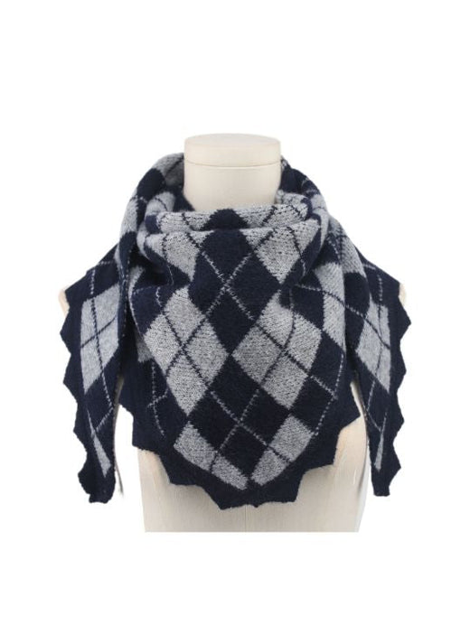 A-Bee - Inaya Scarf - Navy Tørklæder 