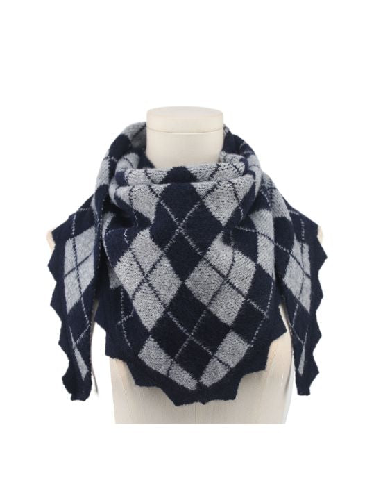 A-Bee - Inaya Scarf - Navy Tørklæder 