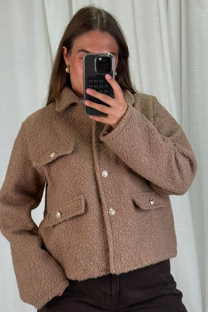 A-bee - Jasmin Jacket - Camel Jakker 
