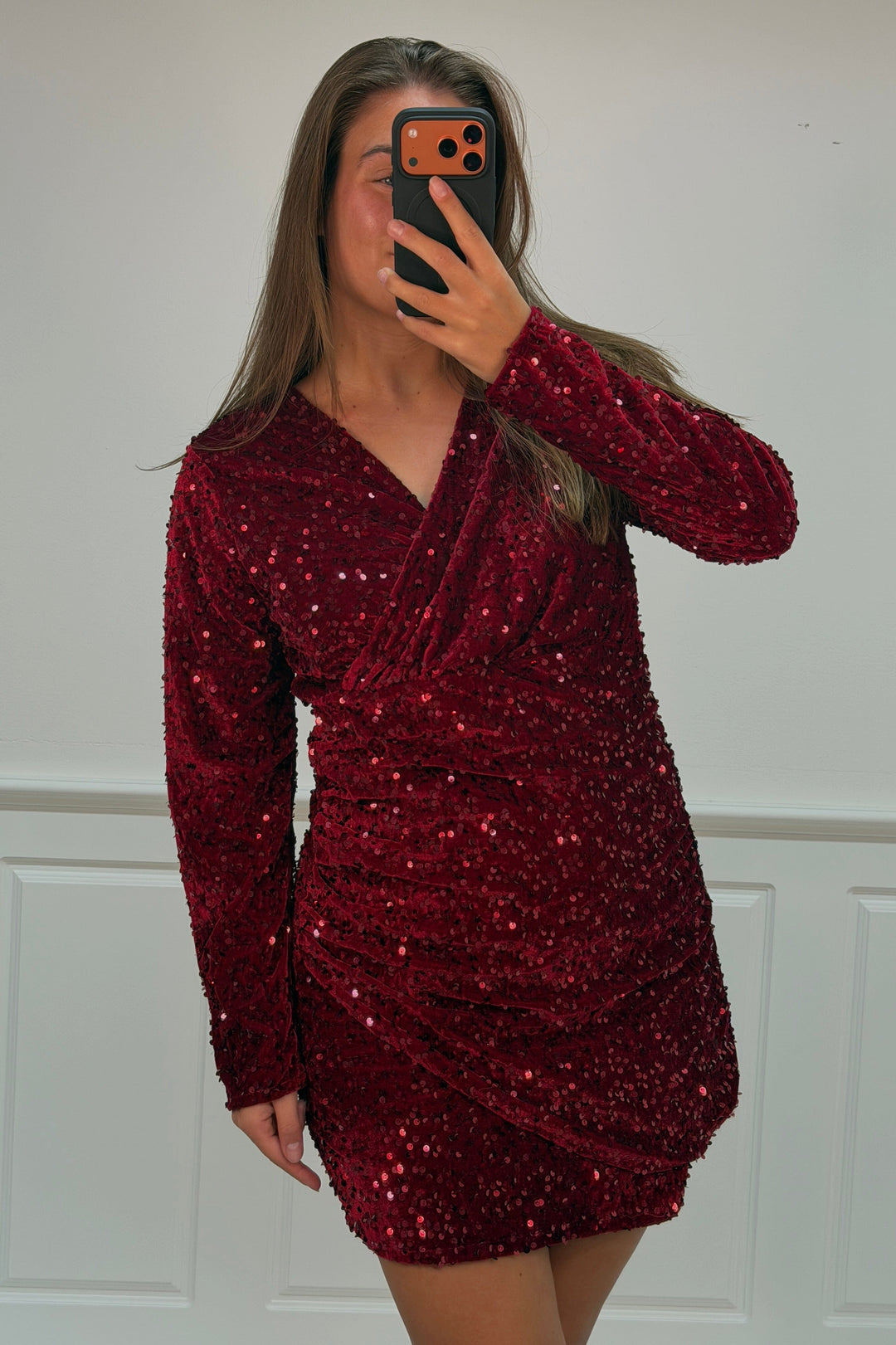 A-bee - Lorrainedress - Burgundy Kjoler 