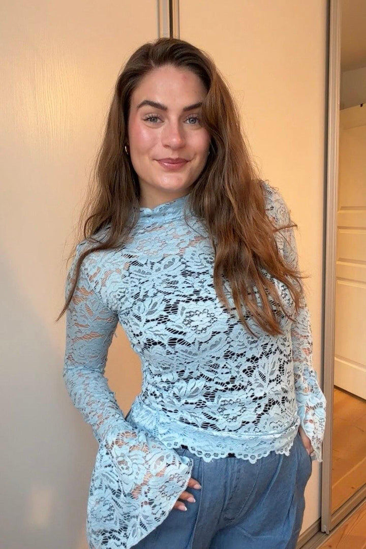 A-bee - Magalieblouse - Sky Blue Bluser 