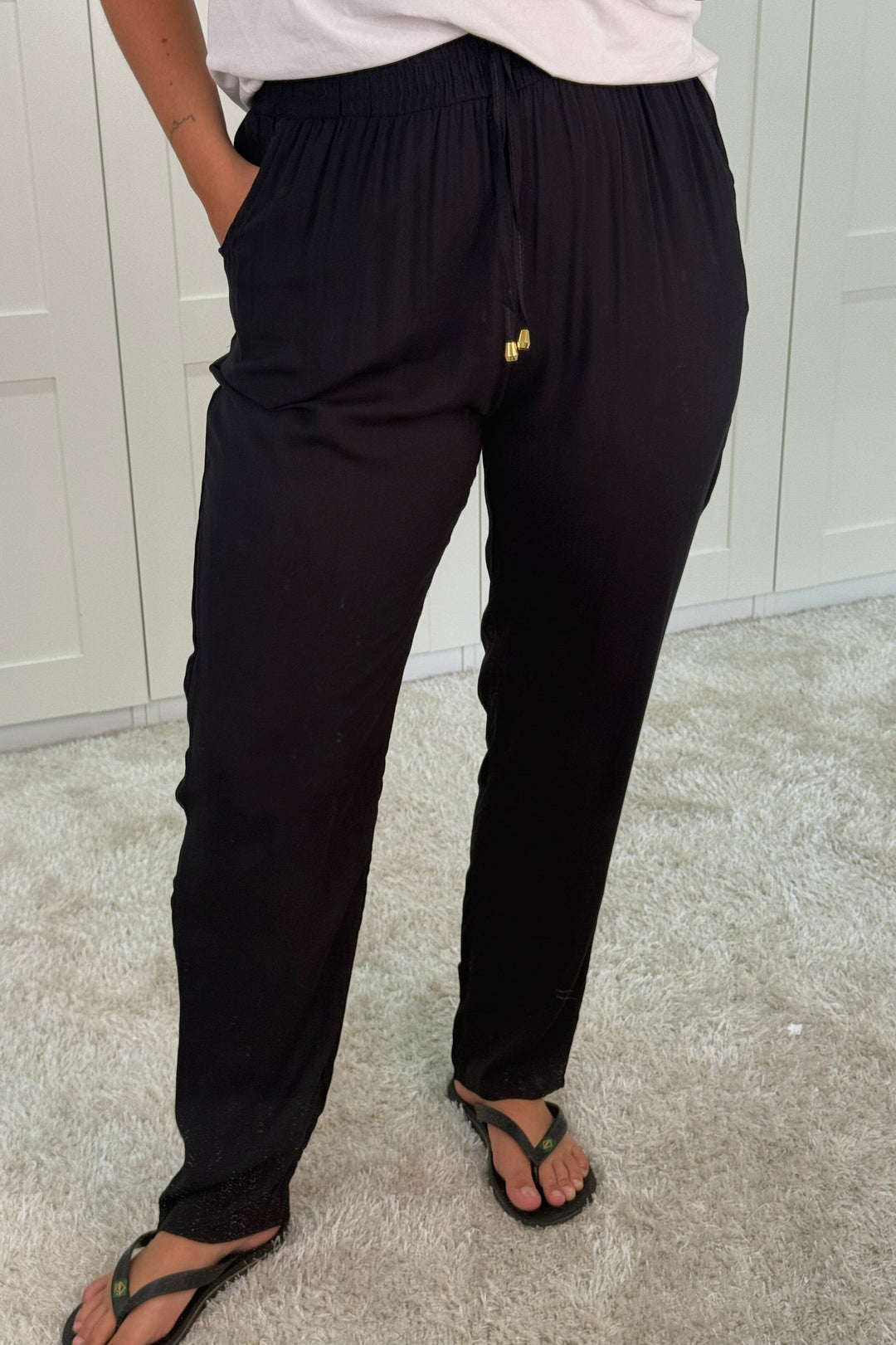 A-bee - Mina Pants - Black Bukser 