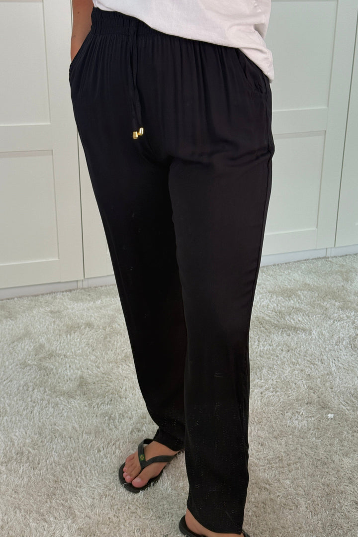 A-bee - Mina Pants - Black Bukser 