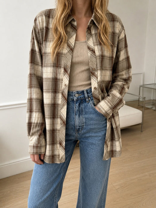 A-Bee - Nahia Shirt - Coffee Skjorter 