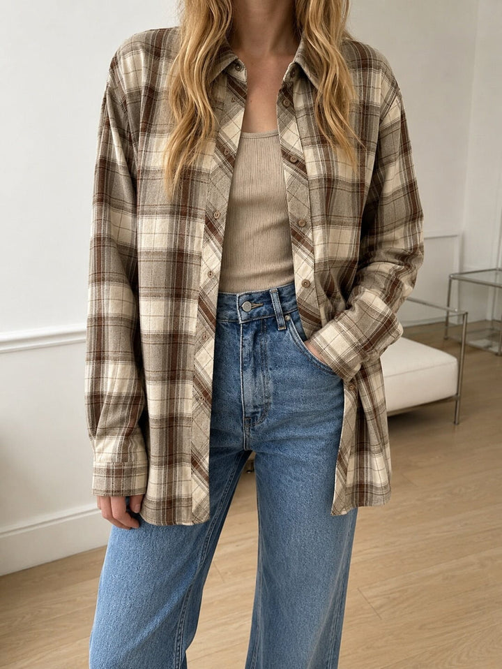A-Bee - Nahia Shirt - Coffee Skjorter 