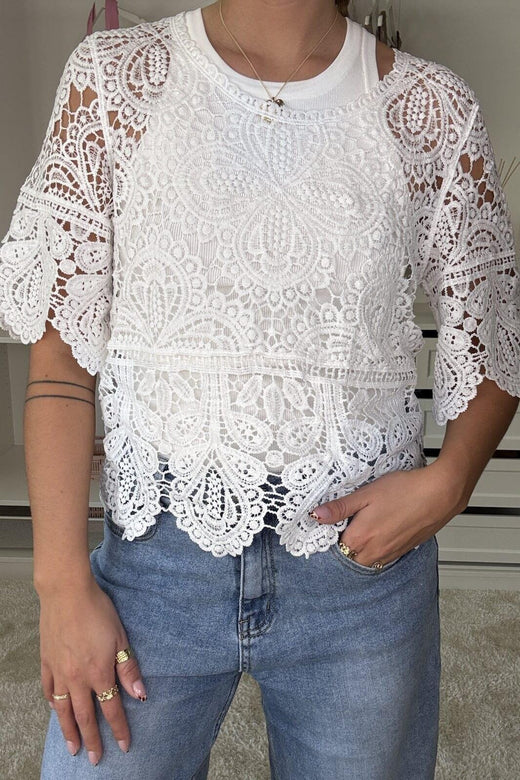 A-bee - Nanna JP2924 - White T-shirts 