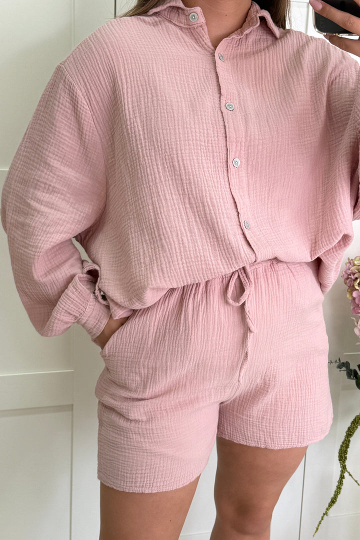 A-bee - Nelly Shorts - Rose Shadow Shorts 