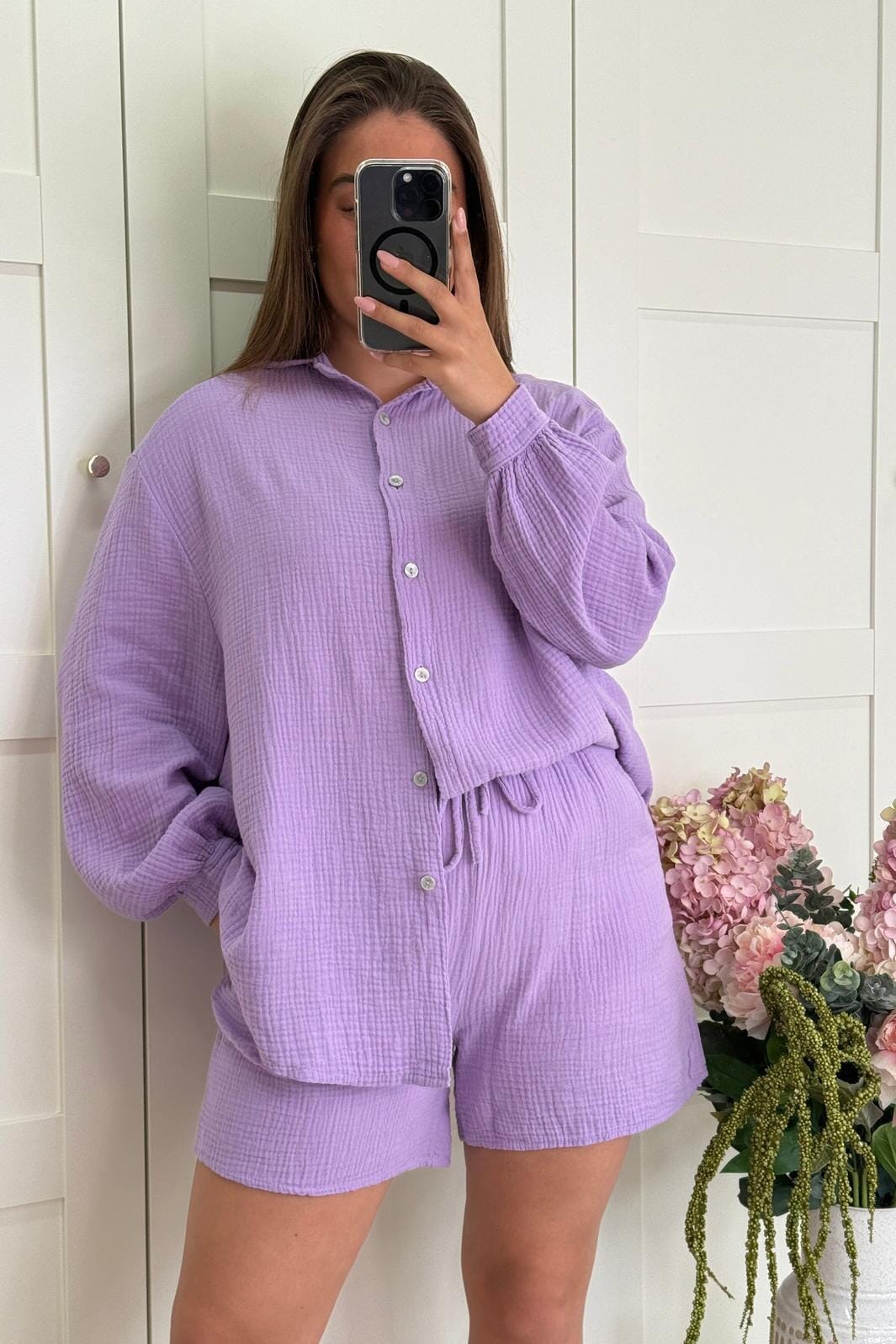 A-bee - Nelly Skjorte - Lilac Skjorter 