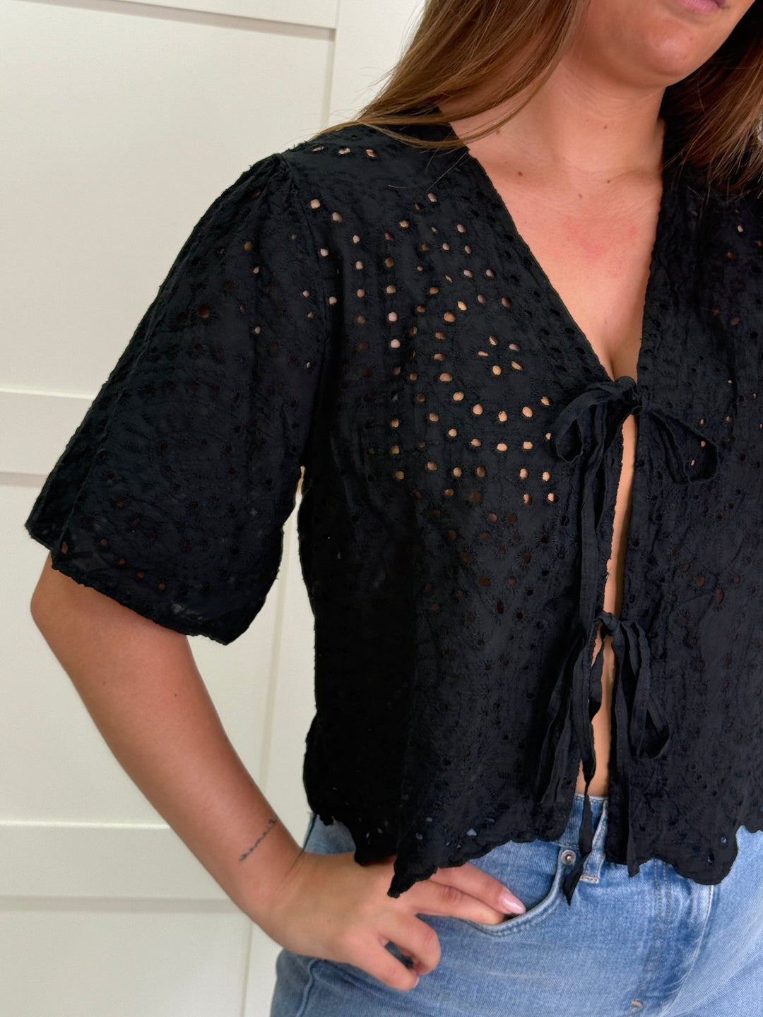 A-bee - Nicoline Bluse - Black Bluser 