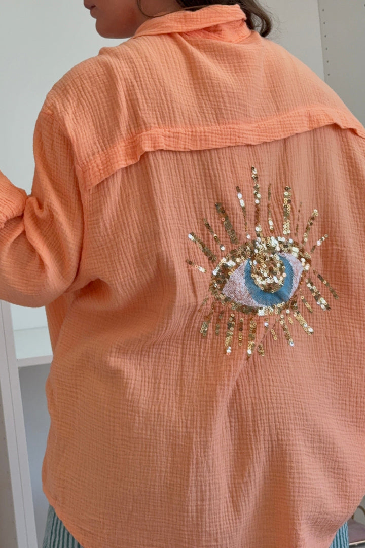 A-bee - Runa Shirt - Orange Skjorter 