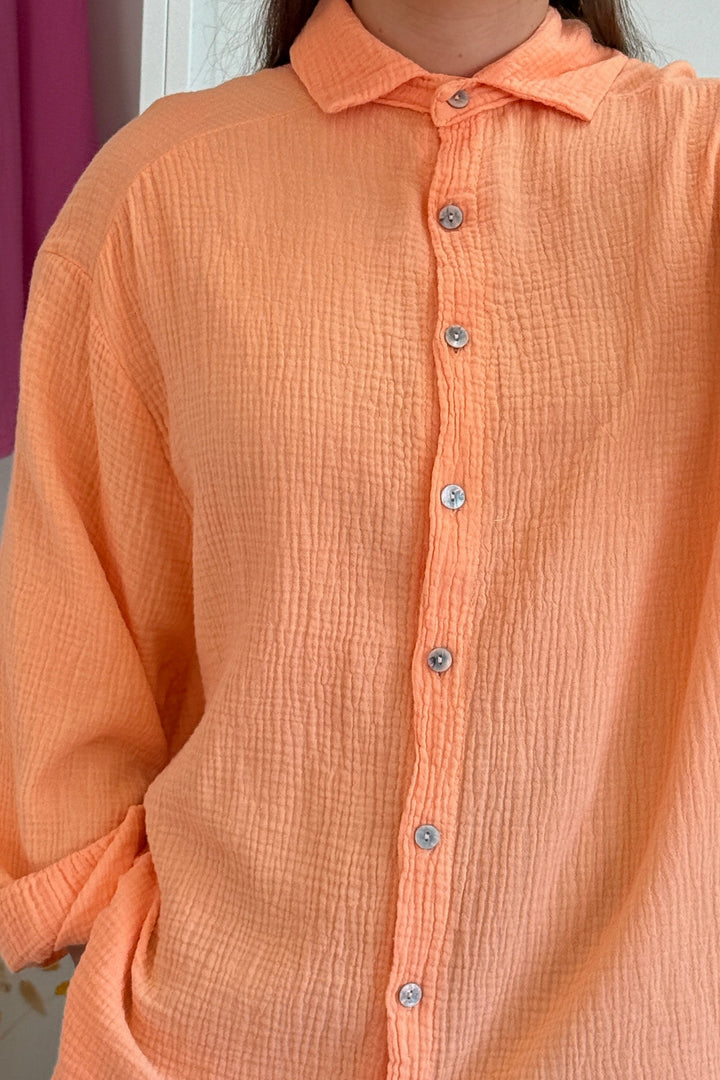 A-bee - Runa Shirt - Orange Skjorter 
