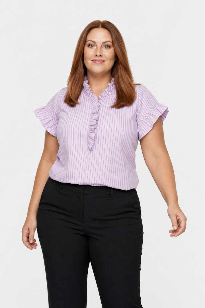 A-Bee - Sabella Bluse - Syren - M/L