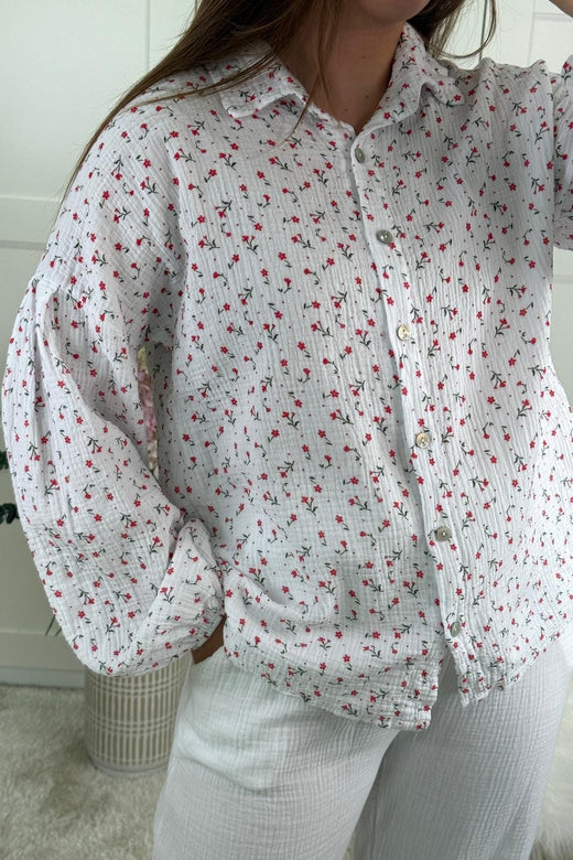 A-bee - Sigrid Shirt - White Skjorter 