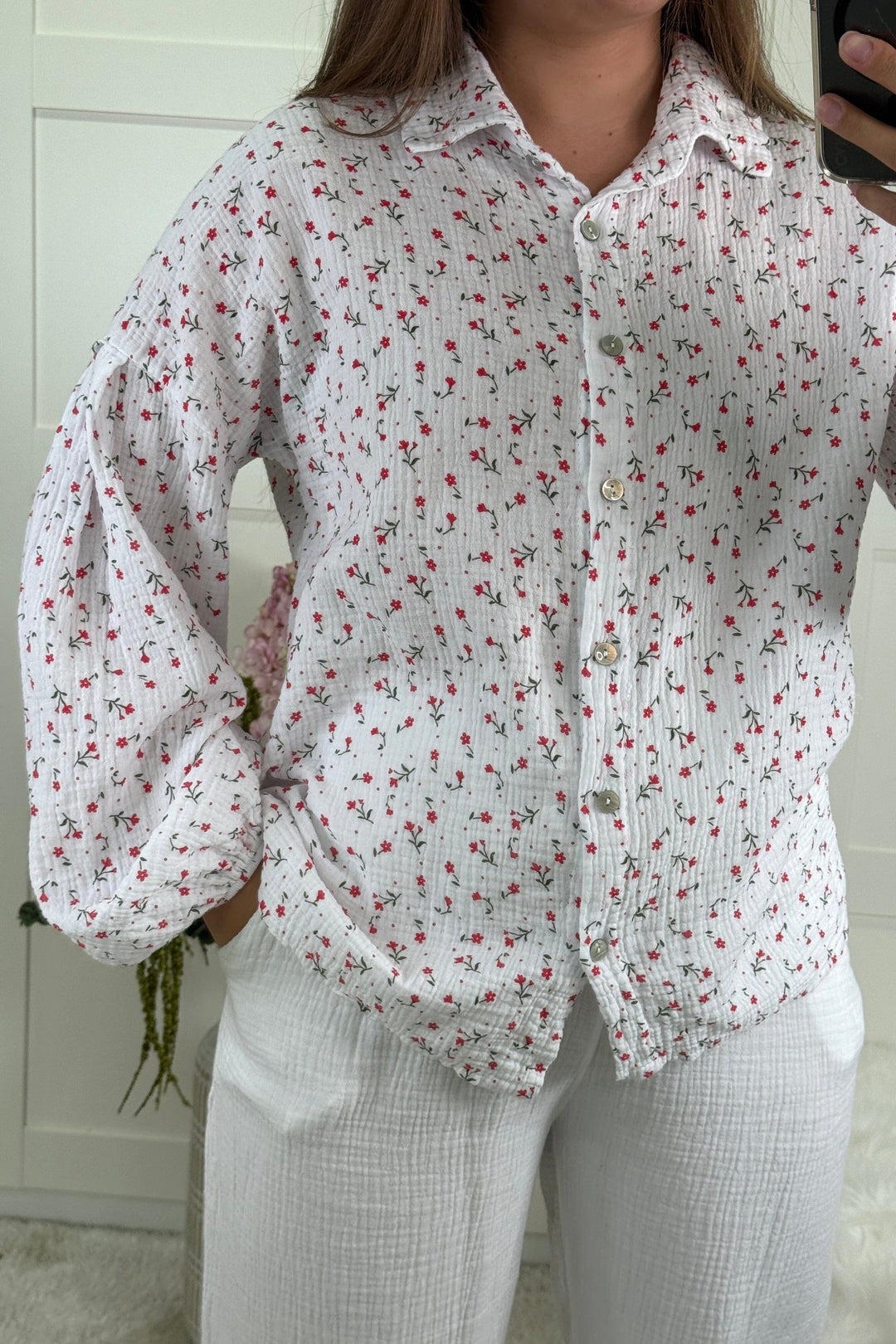 A-bee - Sigrid Shirt - White Skjorter 