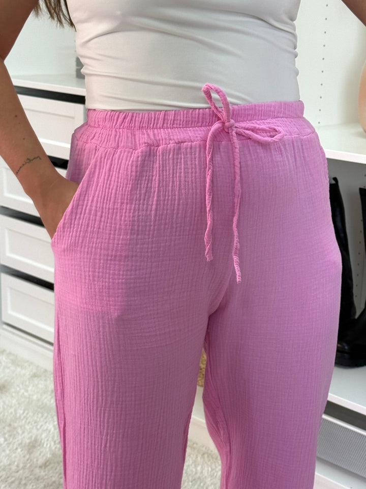 A-bee - Sonja Pants - Pink Bukser 