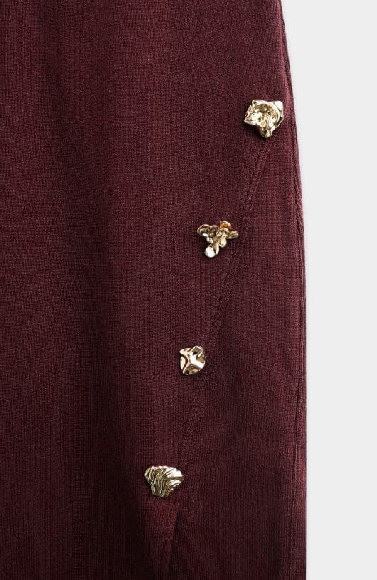 A-bee - Summer Skirt - Burgundy Nederdele 