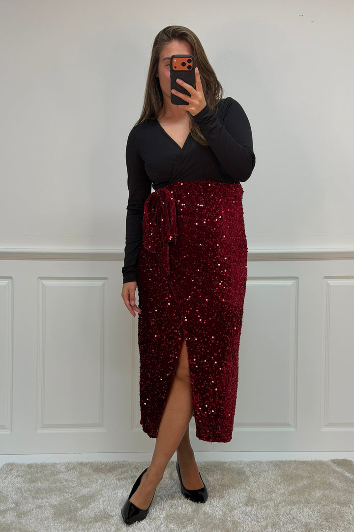 A-bee - Viviana dress - Burgundy Kjoler 