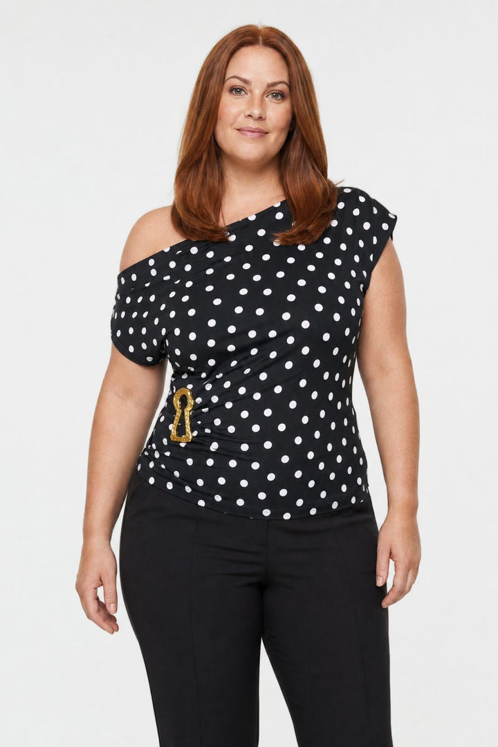 A-Bee - Ysabel T-shirt - Sort - M/L