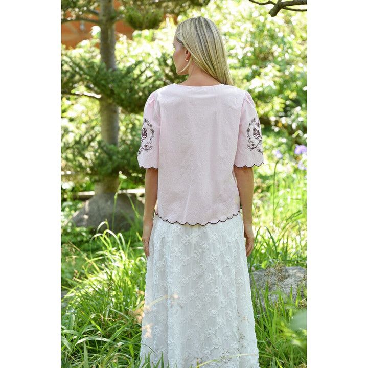 A-View - Amanda Blouse AV8095 - 298 - Rose Bluser 