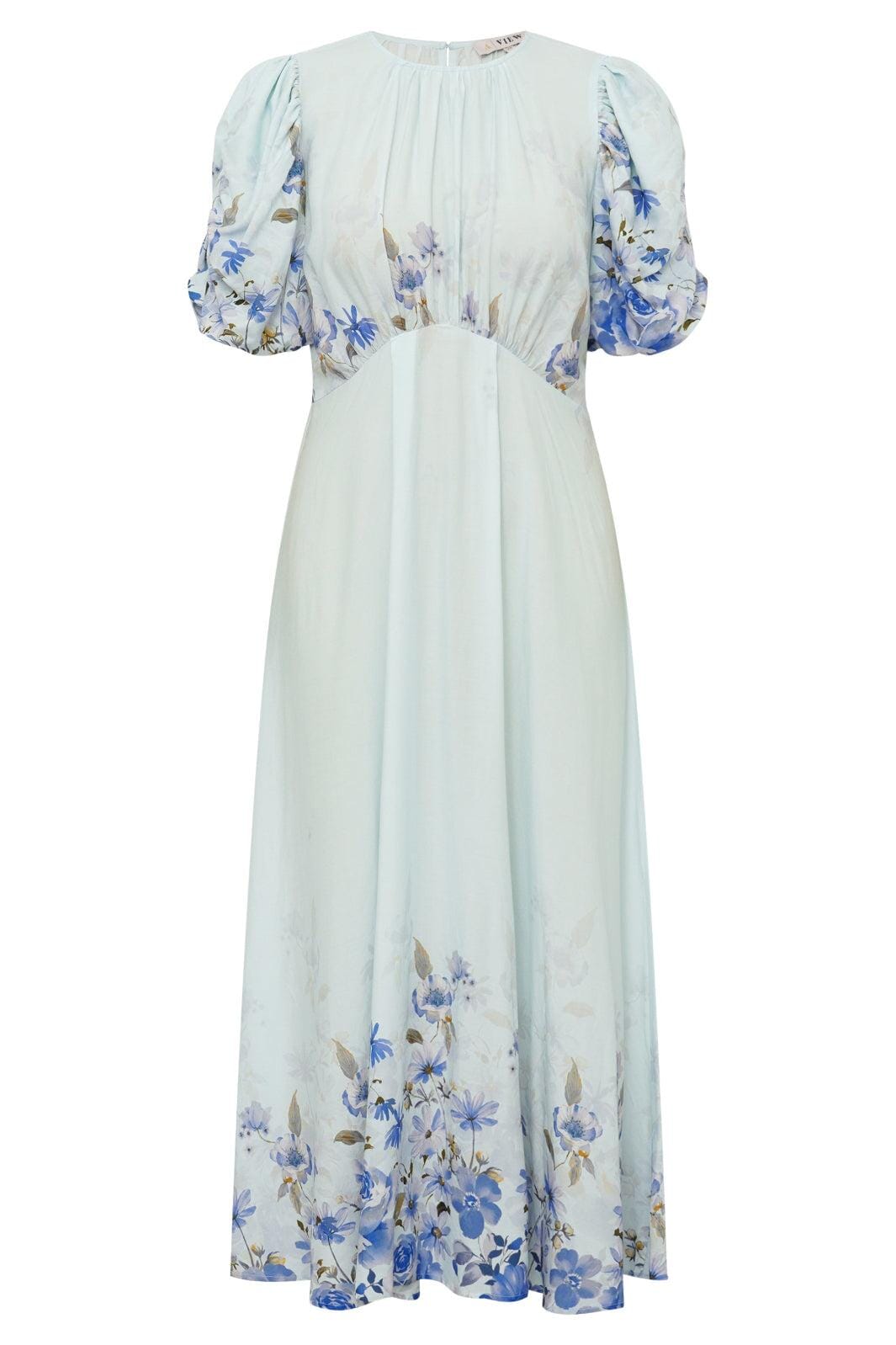 A-View - Botanic Dress AV8141 - 282 - Light Blue Kjoler 