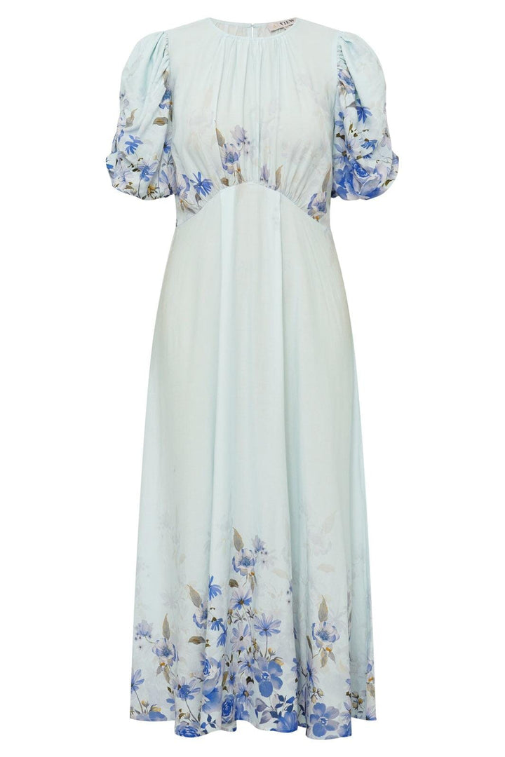 A-View - Botanic Dress AV8141 - 282 - Light Blue Kjoler 
