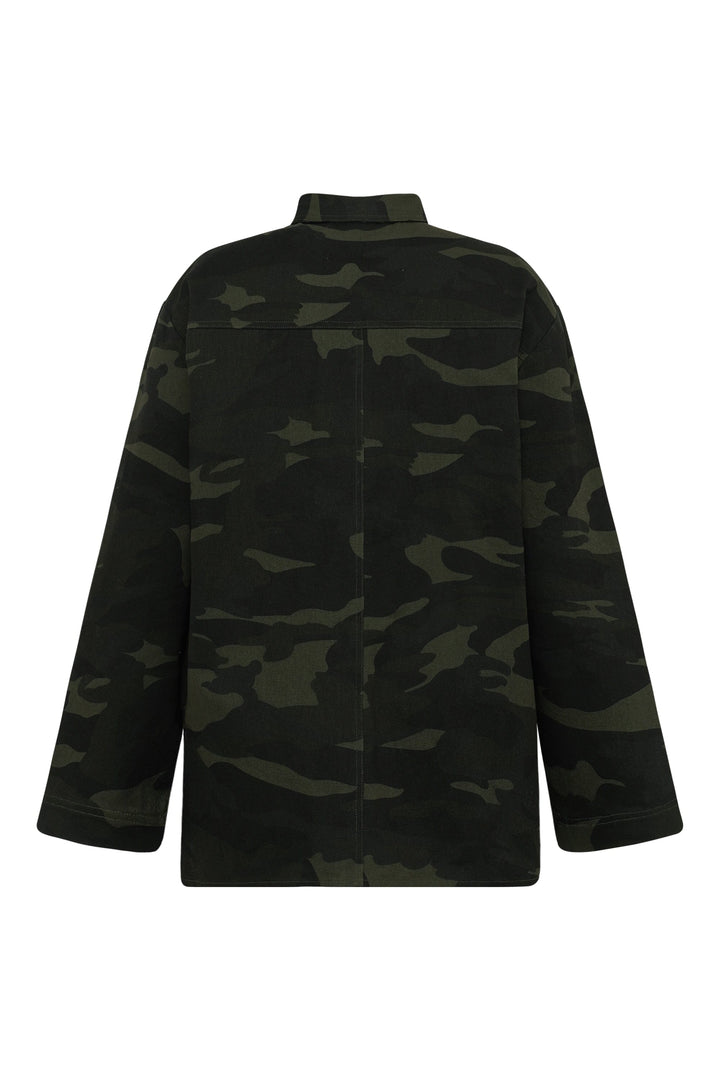 A-View - Camo Jacket AV8127 - 863 - Army/Black Shorts 