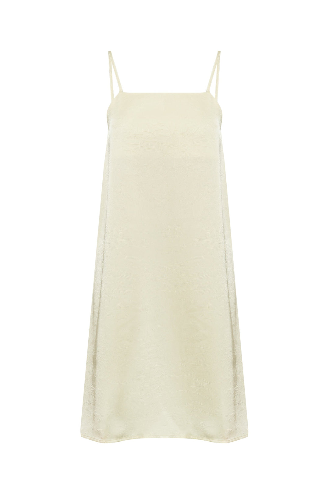 A-View - Emily Strap Dress AV8290 - 069 - Pale Yellow Kjoler 
